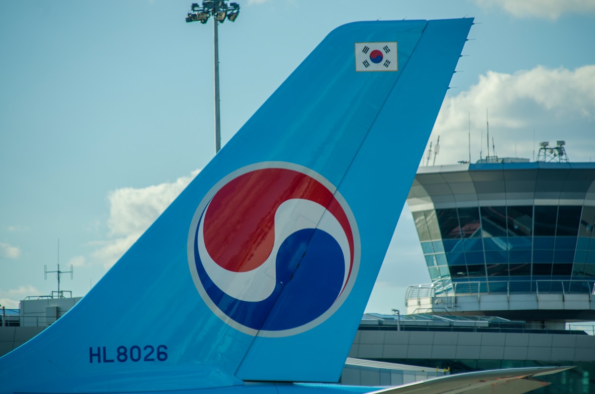 An Aero K aircraft on the apron at a South Korean airport