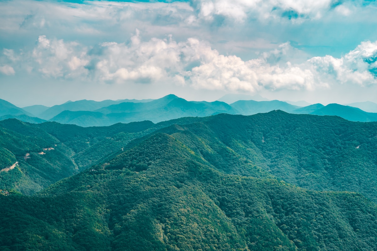Pension accommodation with mountain views near Seoraksan National Park entrance in Sokcho